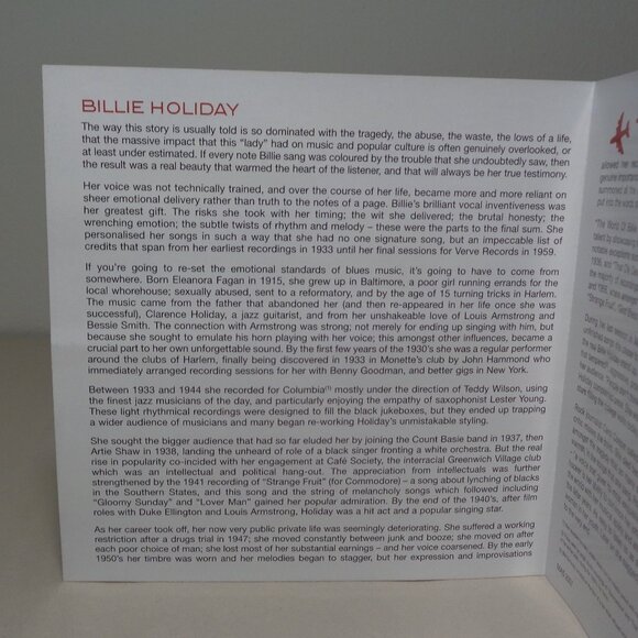 THE WORLD OF BILLIE HOLIDAY by Billie Holiday / New CD / 2 Disc Set / 40 Tracks - Picture 14 of 15
